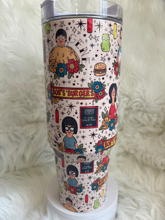 40oz BobsBurgers Tatz Tumbler