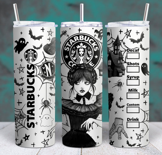 20oz Wednesday Tumbler Travel Mug