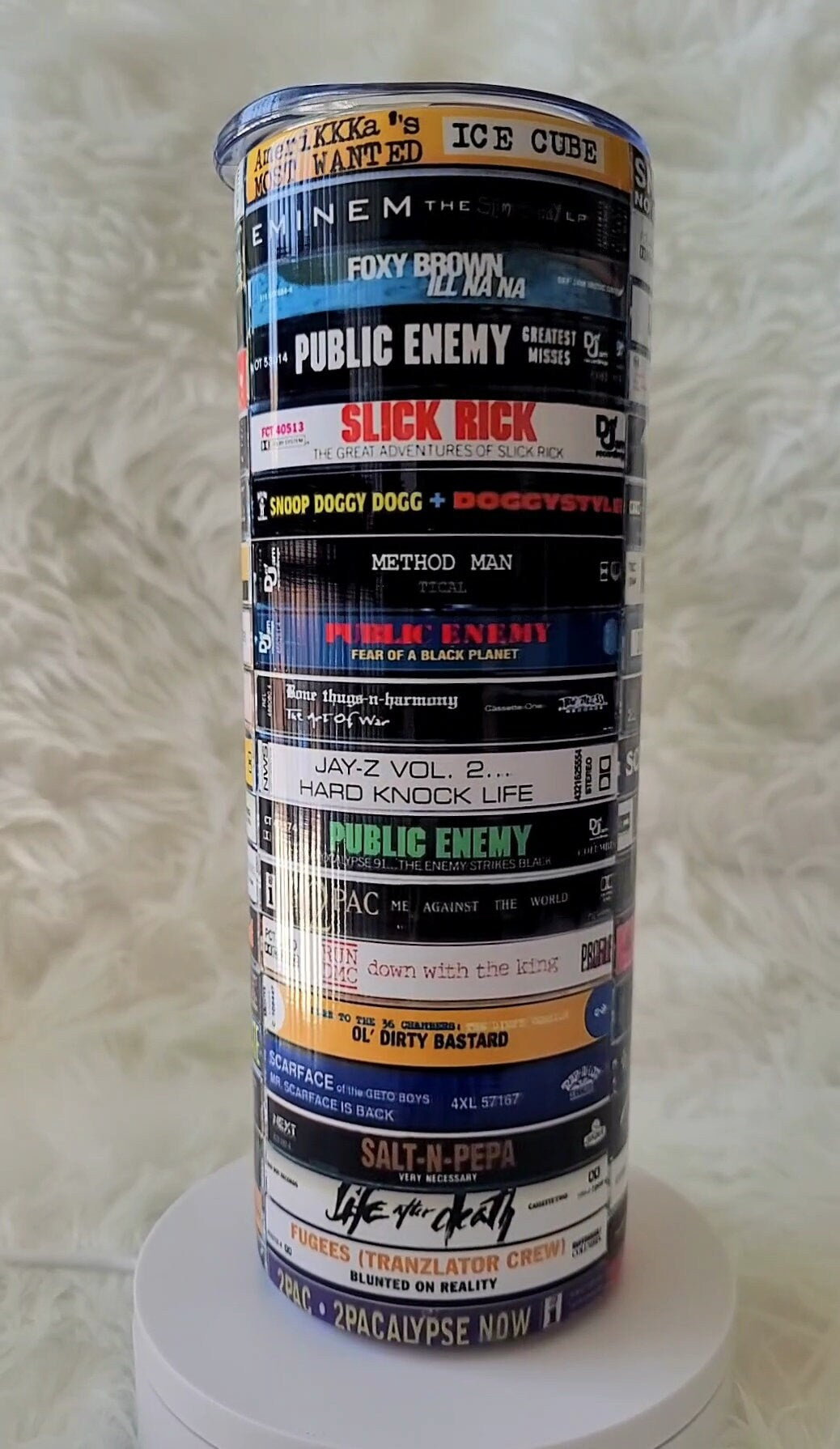 20oz 90s Hip Hop Cassette Tapes Tumbler