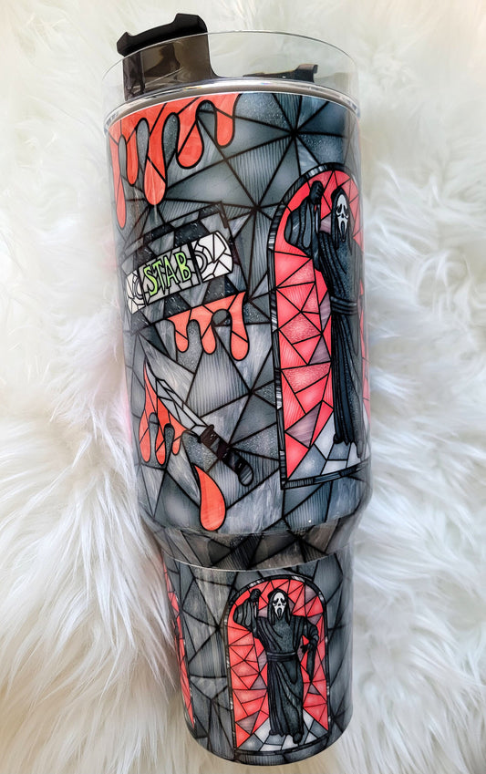 40oz GF Stained Glass Tumbler