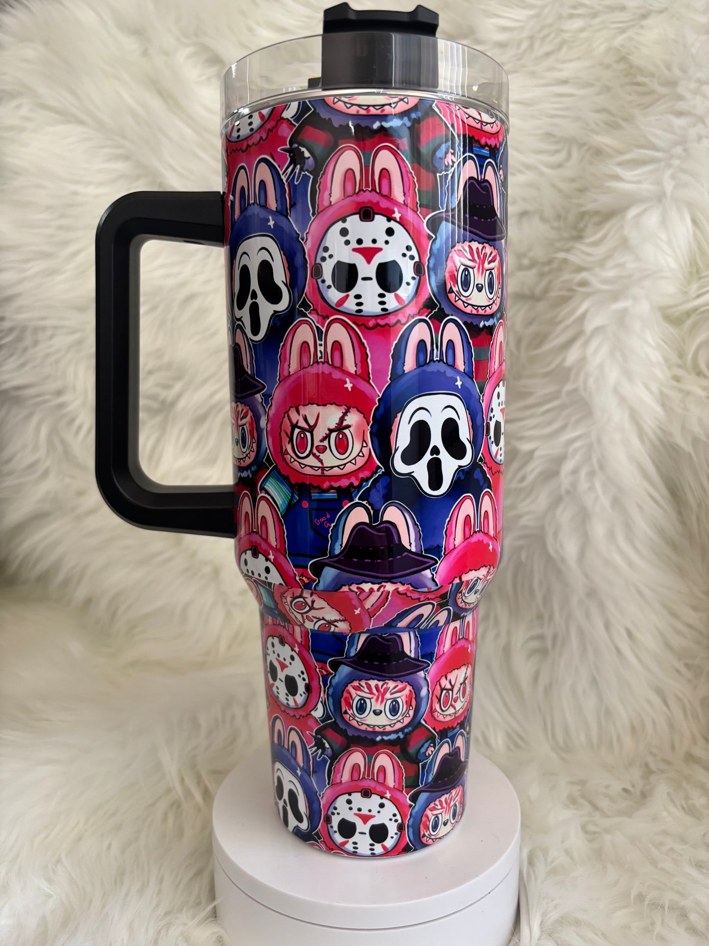 40oz Horror Labubu Tumbler