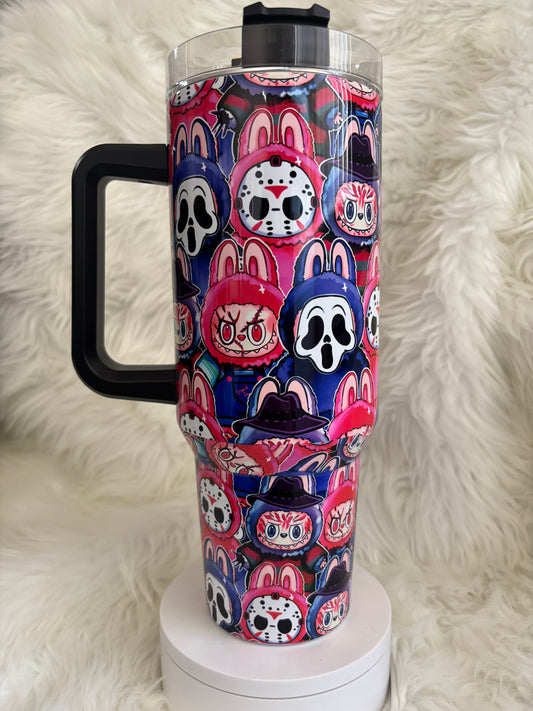 40oz Horror Labubu Tumbler