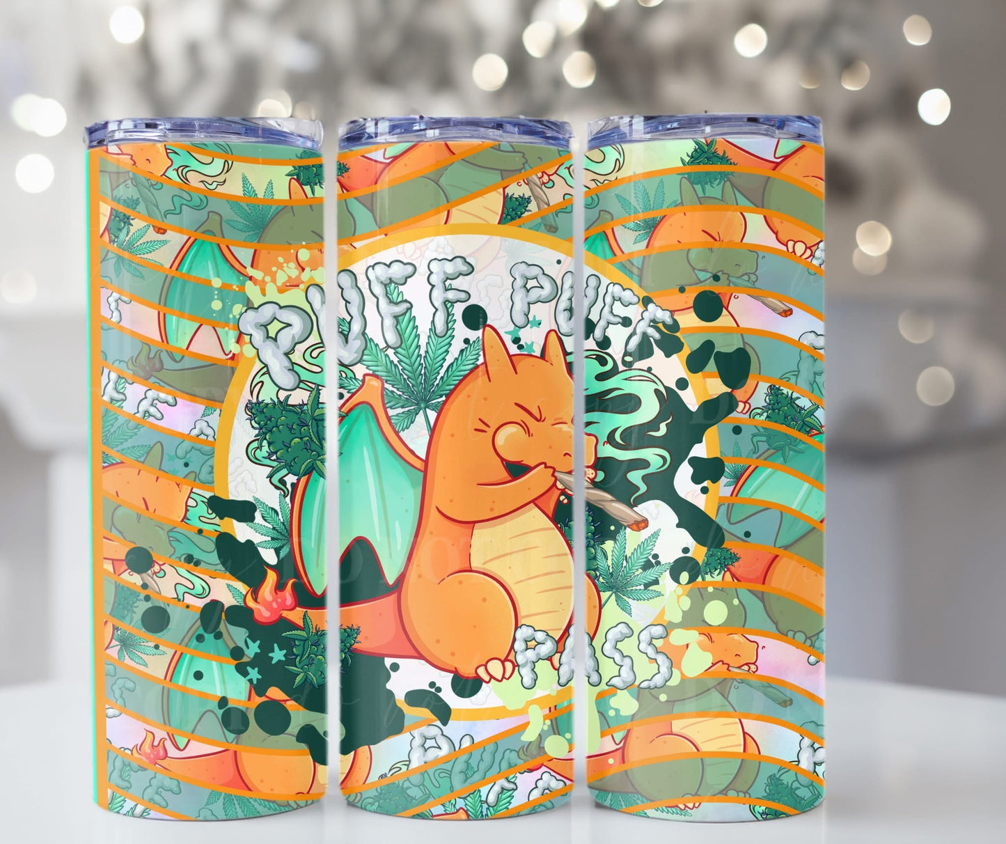 20oz Char Puff Puff Pass Tumbler