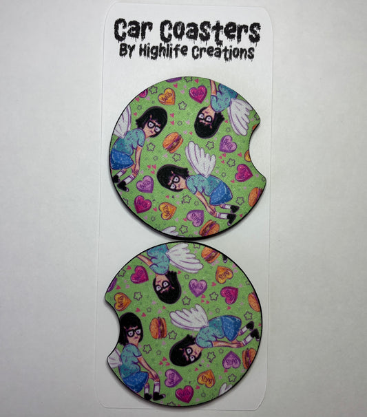 Tina Twerk Car Coasters