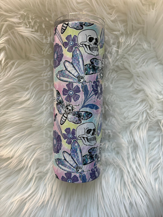 20oz HOLOGRAPHIC Shimmer Hannibal Moth Tumbler