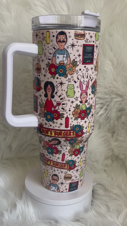 40oz BobsBurgers Tatz Tumbler