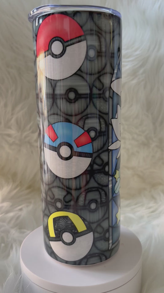 20oz Togepi Poke Stained Glass Tumbler