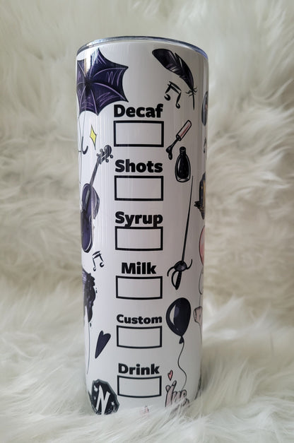 20oz Wednesday Tumbler Travel Mug