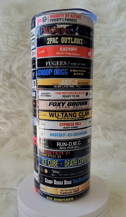 20oz 90s Hip Hop Cassette Tapes Tumbler
