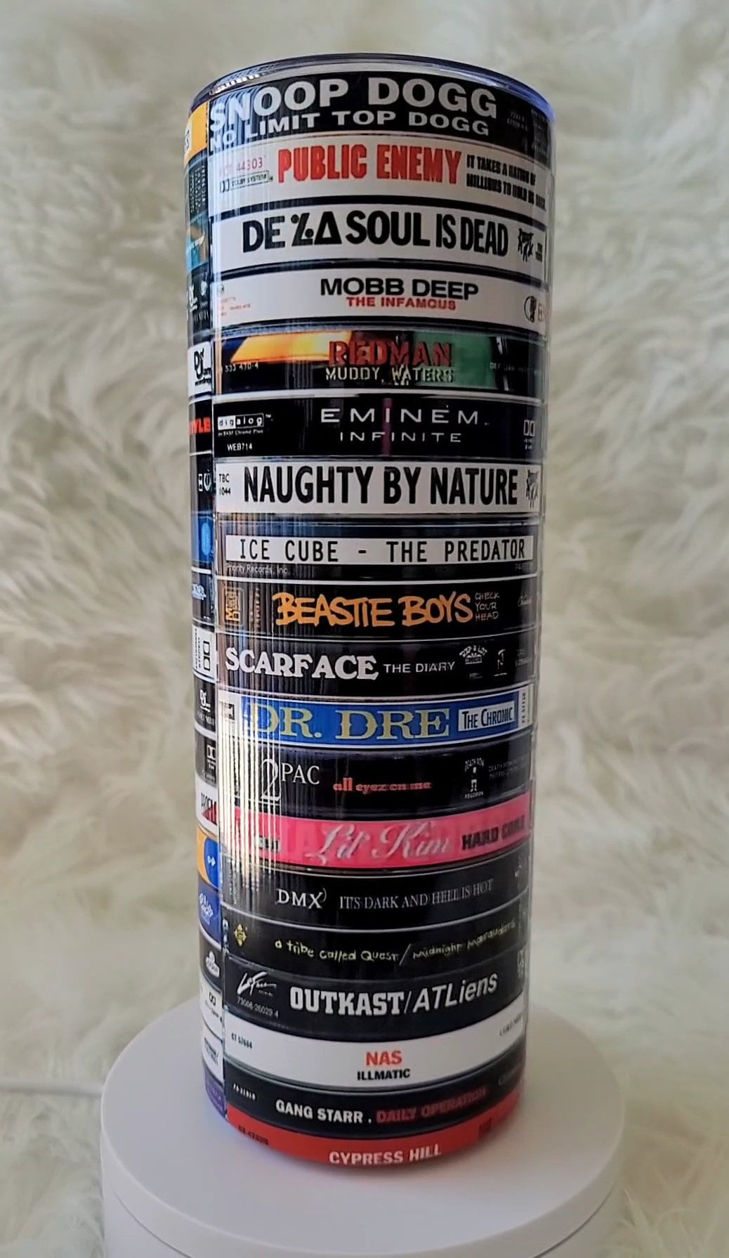 20oz 90s Hip Hop Cassette Tapes Tumbler