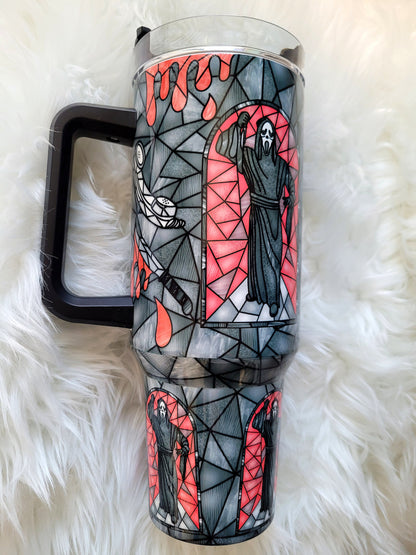 40oz GF Stained Glass Tumbler