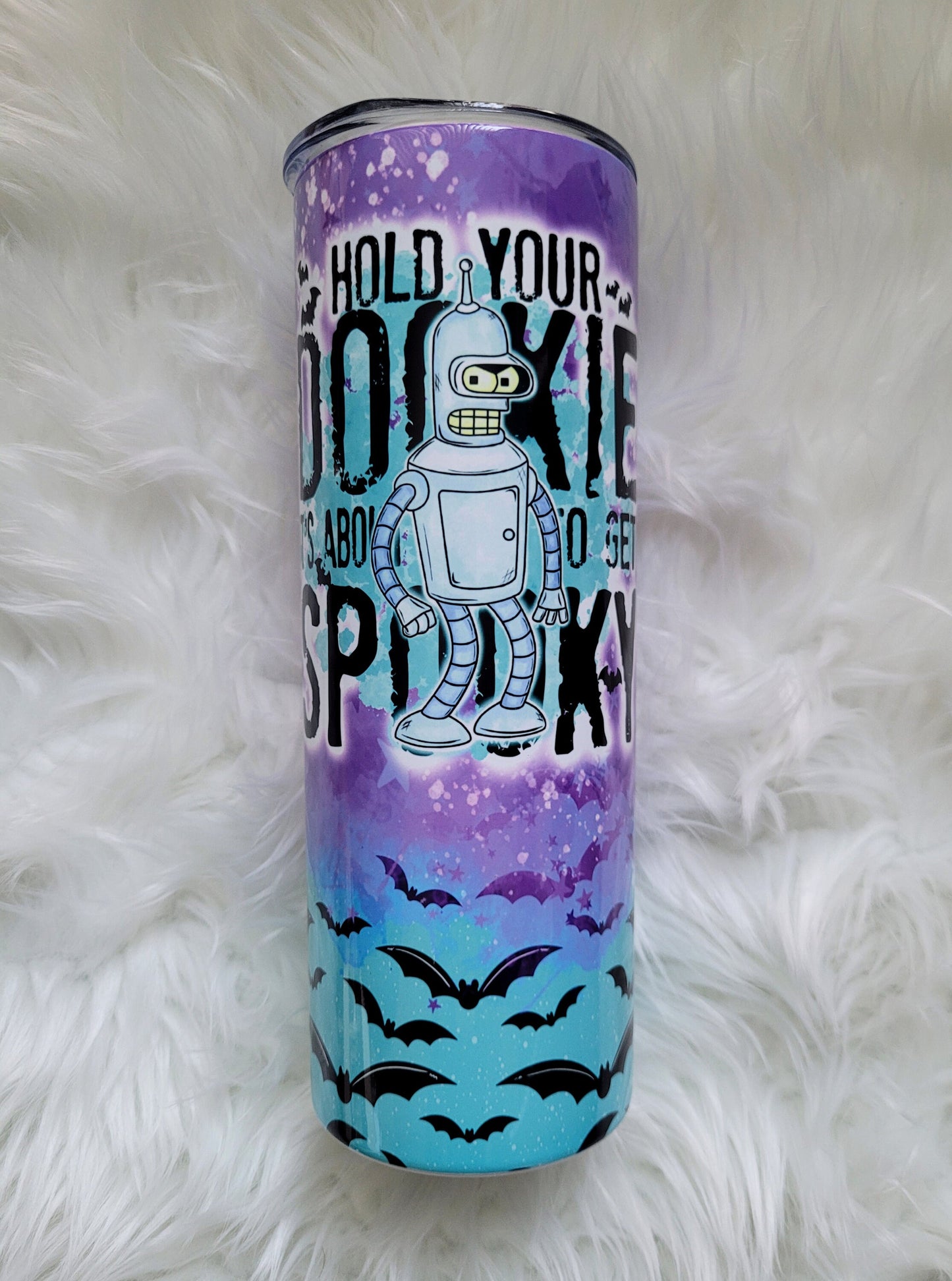 20oz Spooky Dookie Cartoon Tumbler Travel Mug