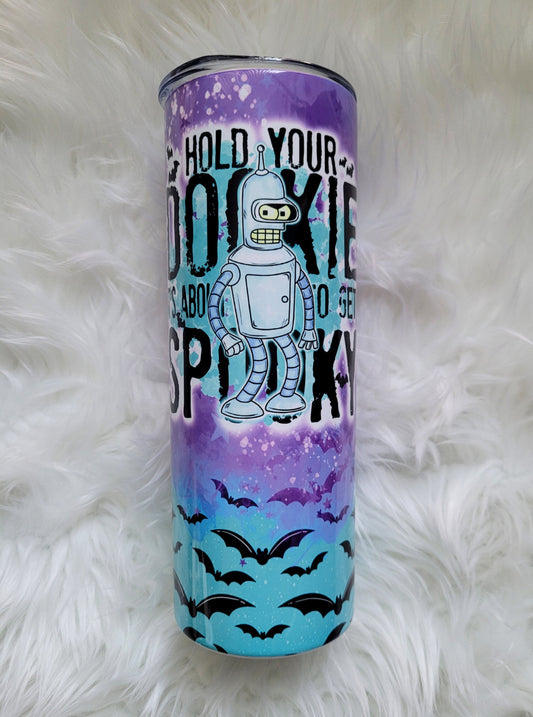 20oz Spooky Dookie Cartoon Tumbler Travel Mug